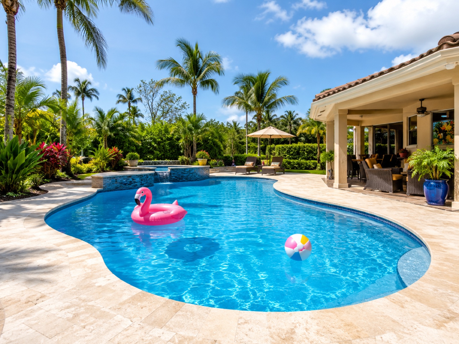 Crystal-clear pool